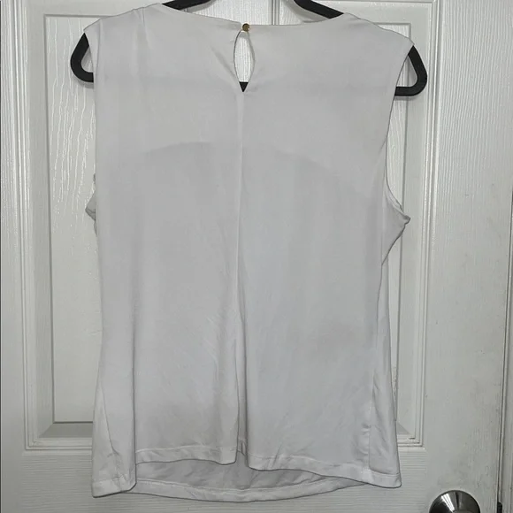 Calvin Klein Women's Elegant White Blouse - Picture 3 of 3